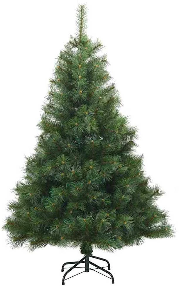 Dirbtinė Kalėdų eglutė su 150 LED Žalia 120 cm PE ir PVC