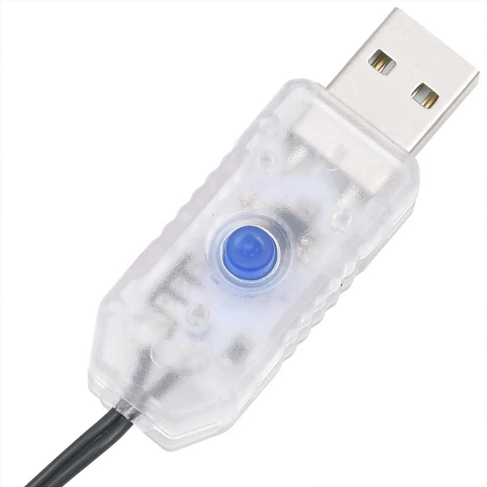 Dirbtinė Kalėdų eglutė 300 LED PVC ir Plienas Balta
