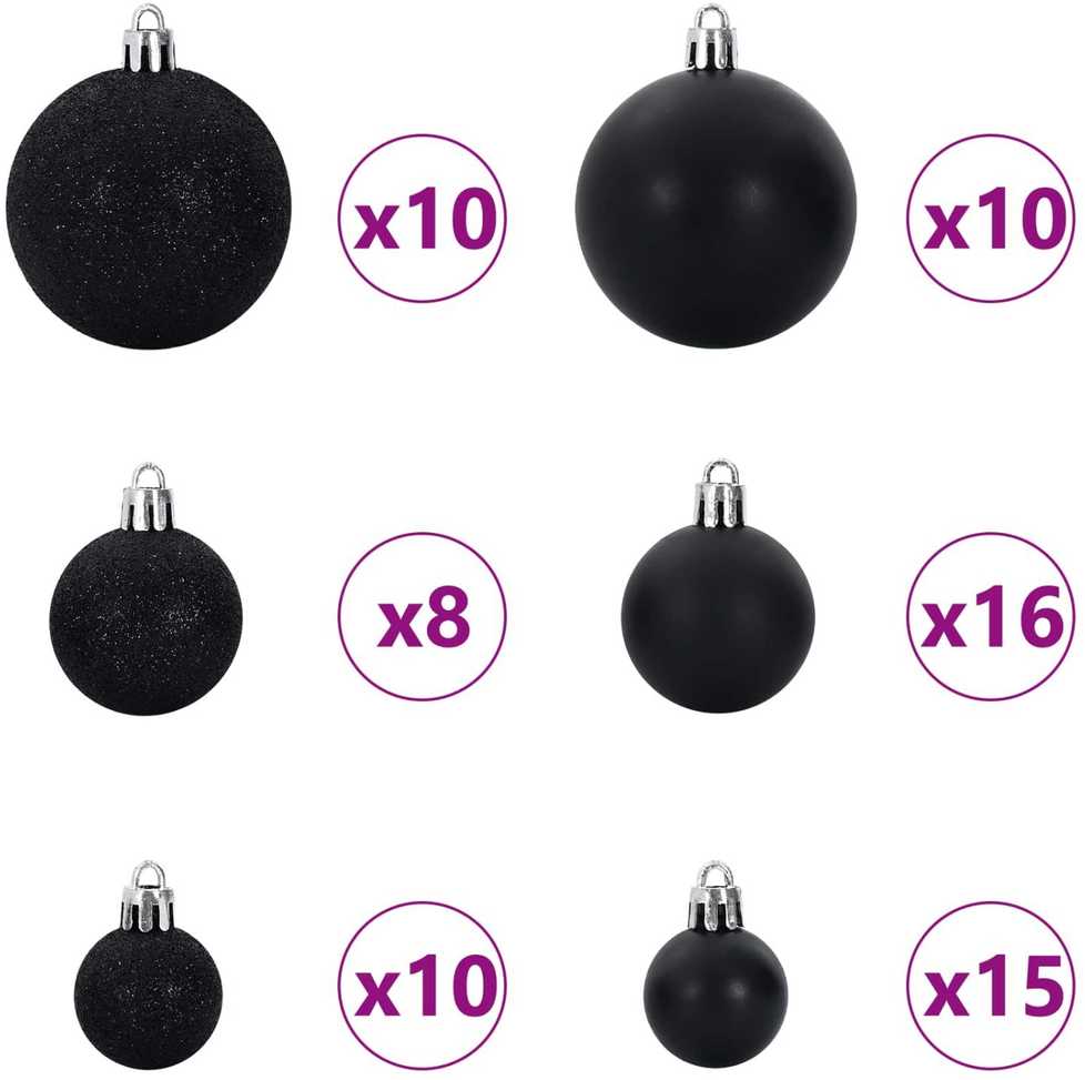 Dirbtinė Kalėdų eglutė su 300 LED Balta 210 cm PVC ir Plienas