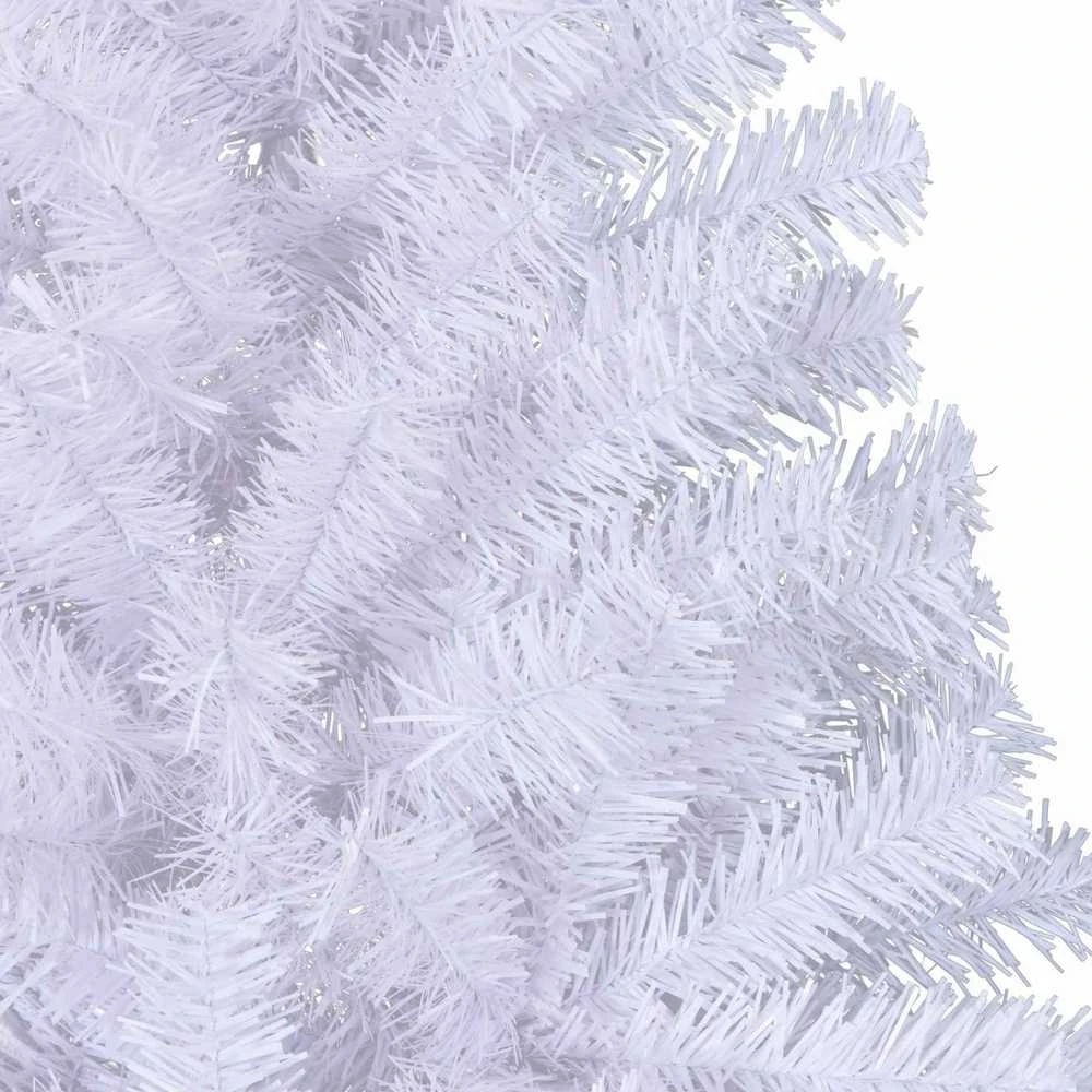 Dirbtinė Kalėdų eglutė Balta 240 cm PVC ir Plienas