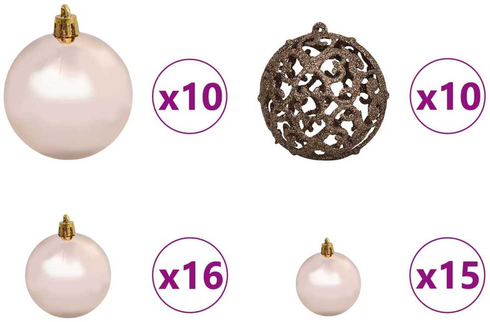 Dirbtinė Kalėdų eglutė su 300 LED Balta 240 cm PVC ir plienas