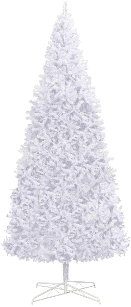 Dirbtinė Kalėdų eglutė su 300 LED Balta 400 cm PVC ir Plienas