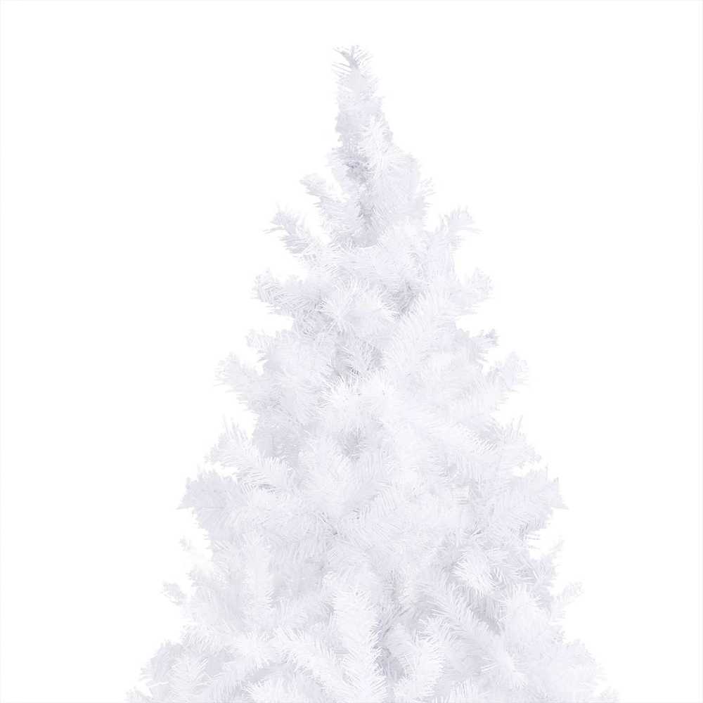 Dirbtinė Kalėdų eglutė su 300 LED Balta 300 cm PVC ir Plienas