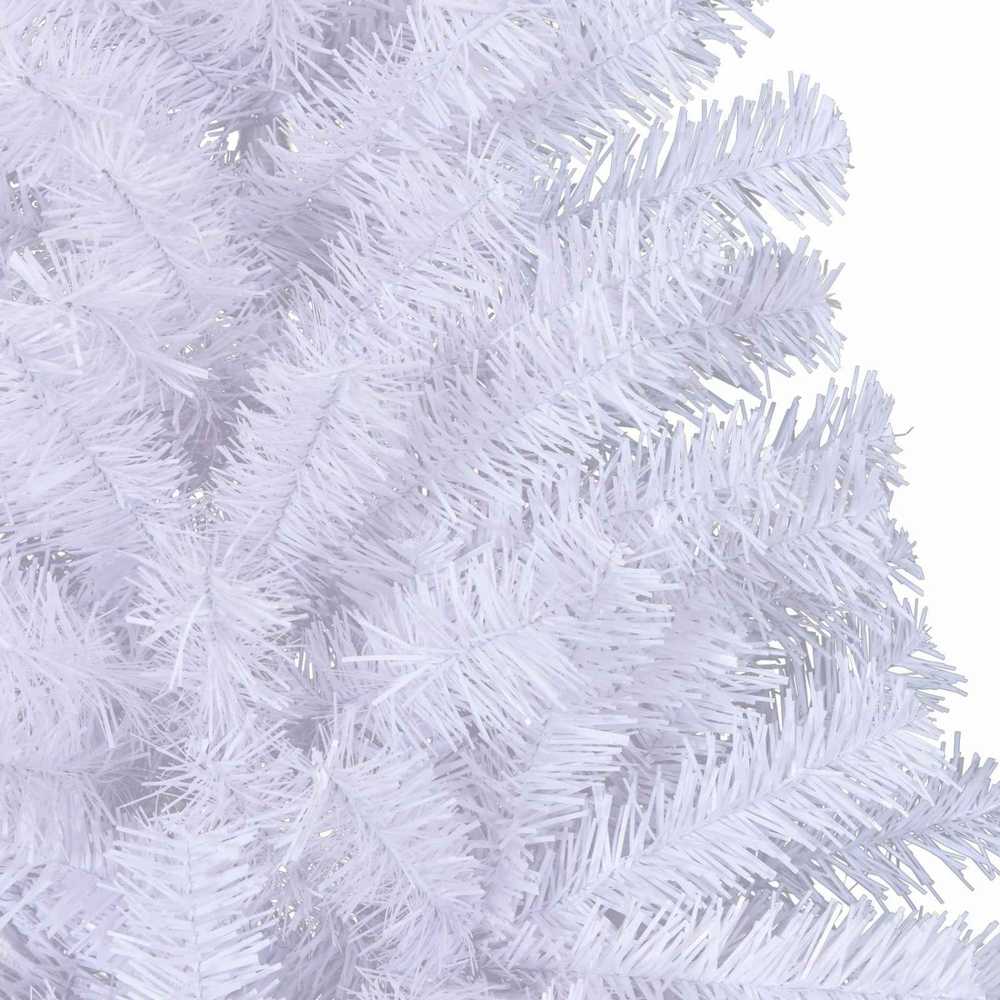 Dirbtinė Kalėdų eglutė su 300 LED Balta 210 cm PVC ir Plienas