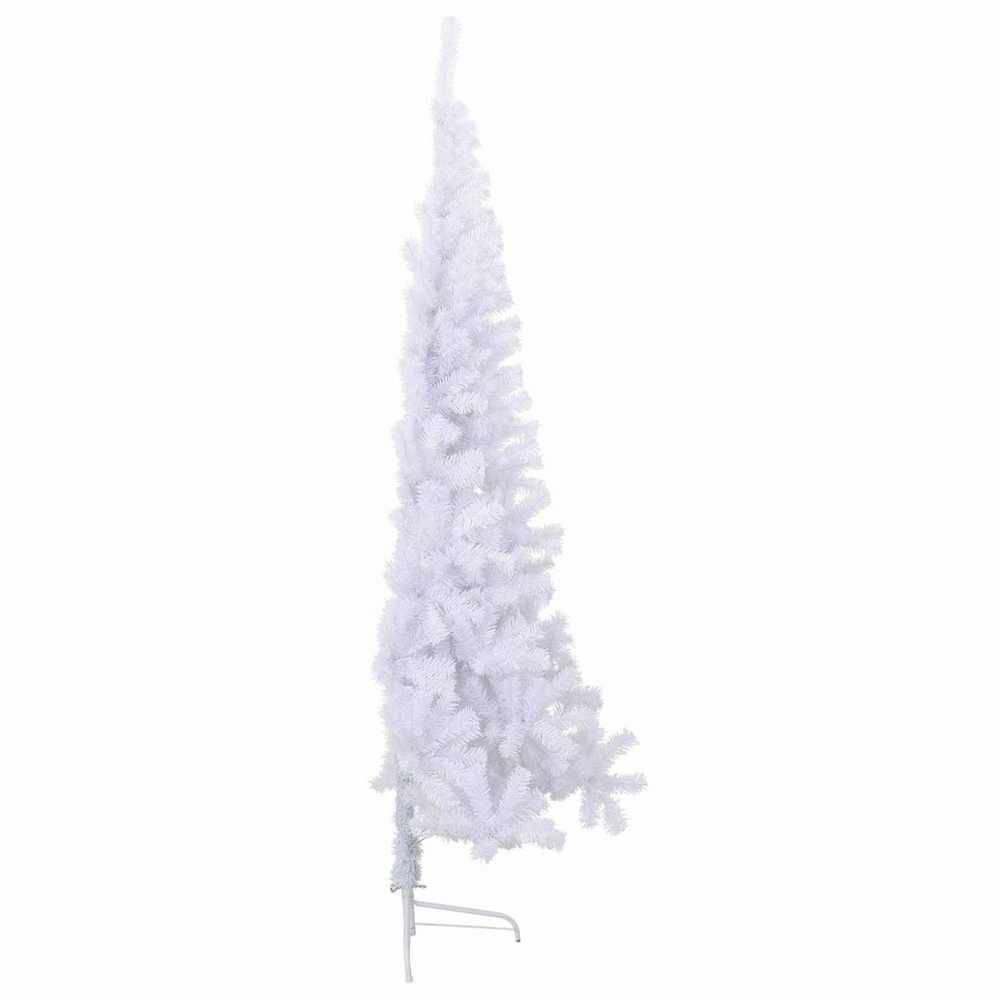 Dirbtinė Kalėdų eglutė su 300 LED Balta 210 cm PVC ir Plienas