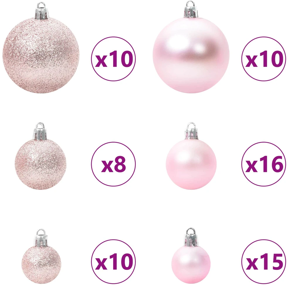 Dirbtinė Kalėdų eglutė su 300 LED Balta 240 cm PVC ir Plienas