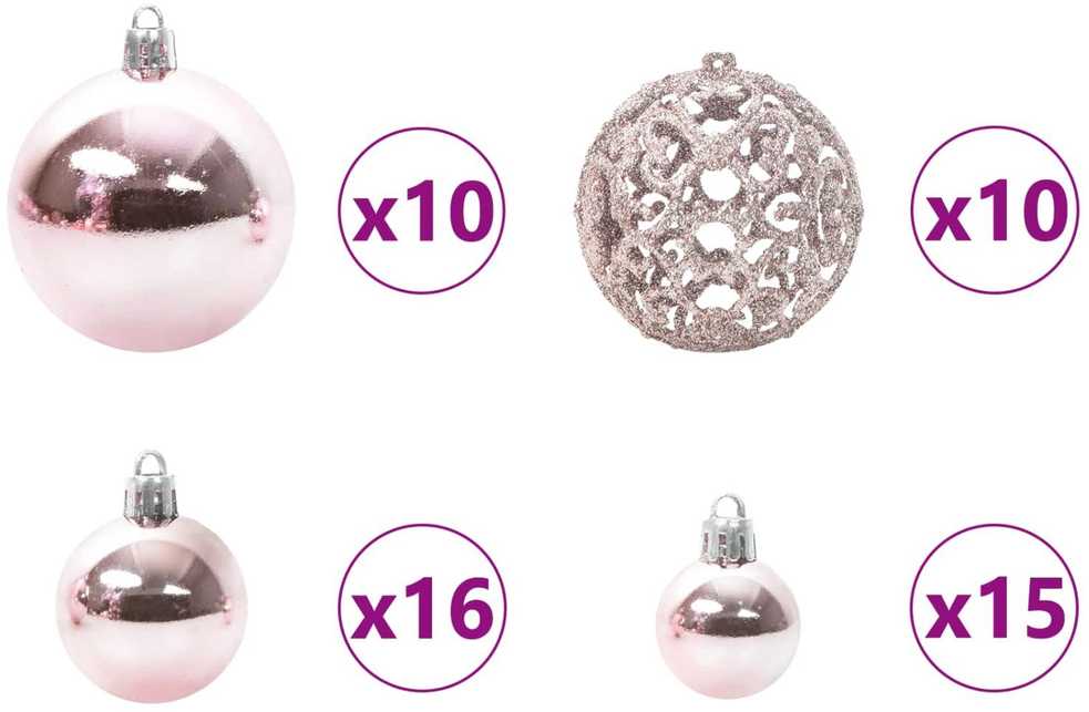 Dirbtinė Kalėdų eglutė su 300 LED Balta 210 cm PVC ir Plienas