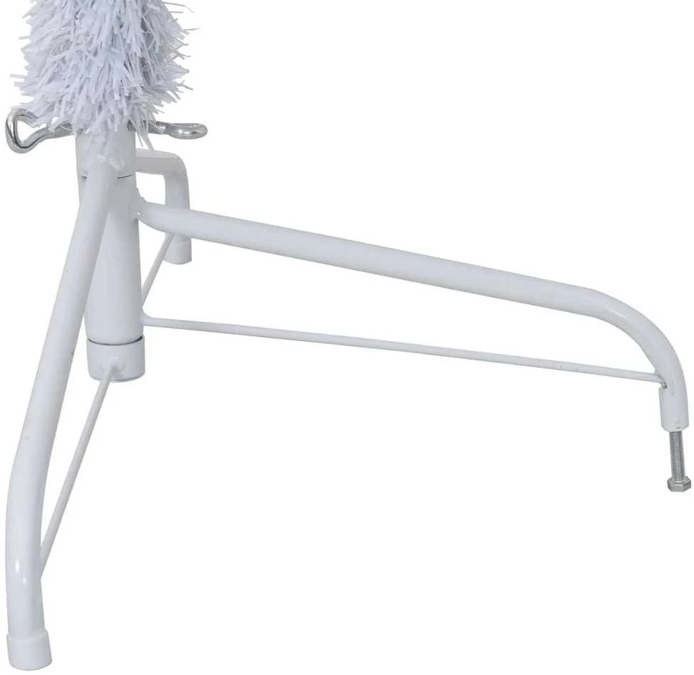 Dirbtinė Kalėdų eglutė Balta 240 cm PVC ir Plienas