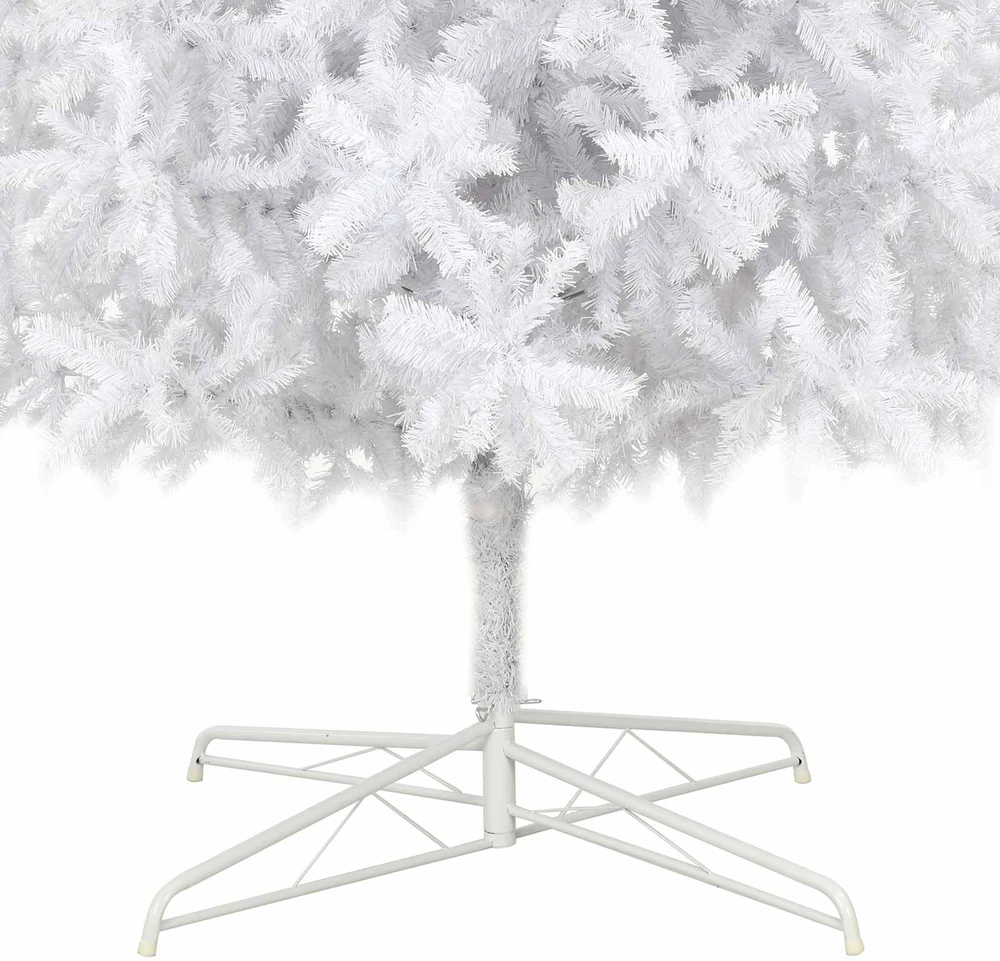 Dirbtinė Kalėdų eglutė su 300 LED Balta 400 cm PVC ir Plienas