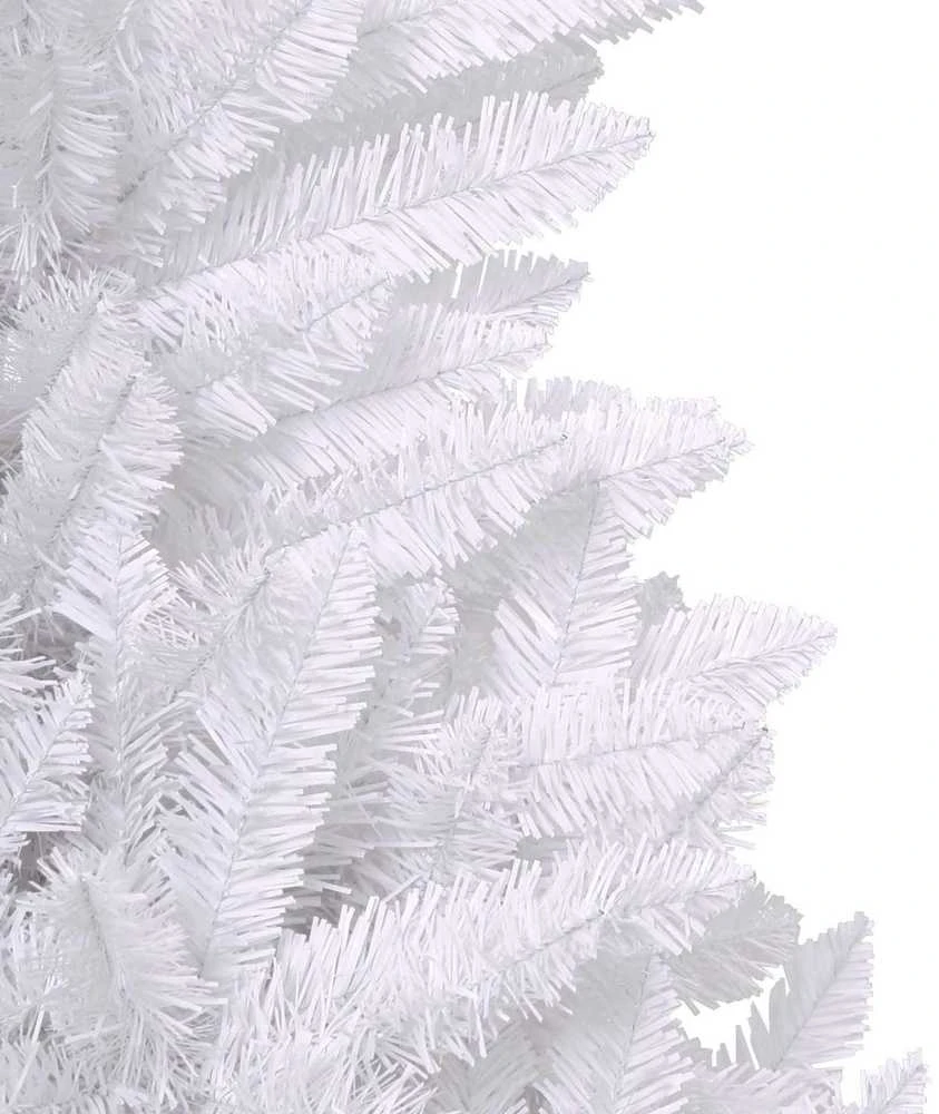 Dirbtinė Kalėdų eglutė 300 LED PVC ir Plienas Balta