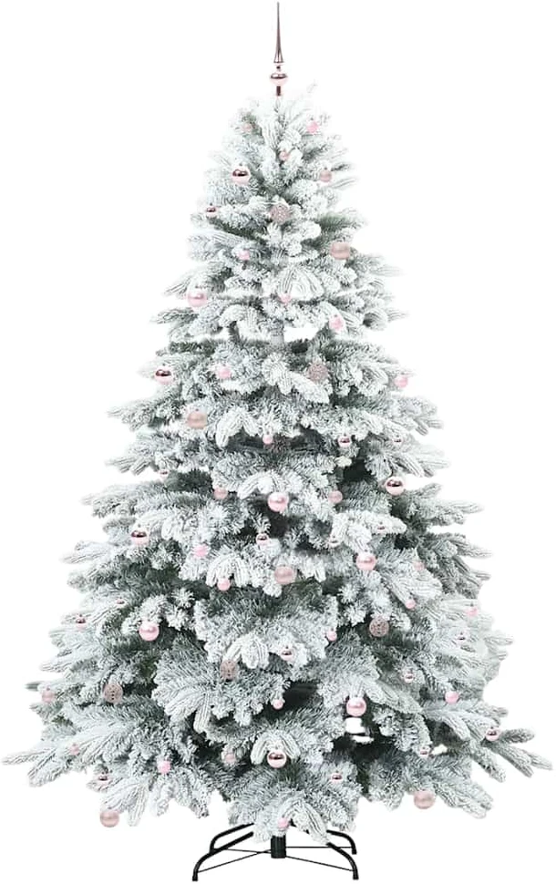 Dirbtinė Sulankstoma Kalėdų Eglutė 240 cm 300 LED Šilta balta
