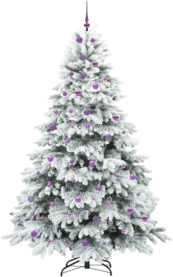 Dirbtinė Sulankstoma Kalėdų Eglutė 240 cm 300 LED Šilta balta