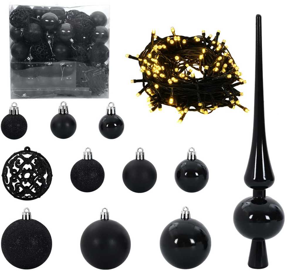 Dirbtinė Kalėdų eglutė su 300 LED Balta 210 cm PVC ir Plienas