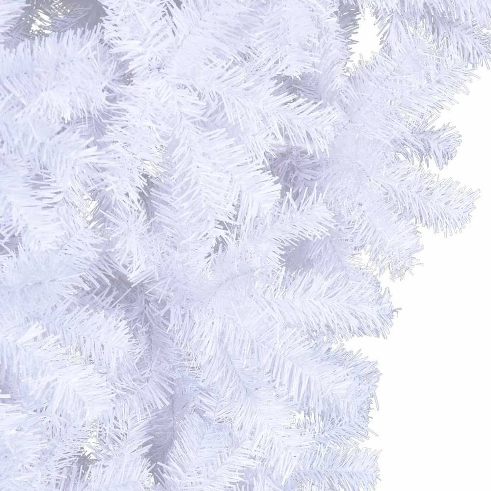 Dirbtinė Kalėdų eglutė su 300 LED Balta 240 cm PVC ir plienas