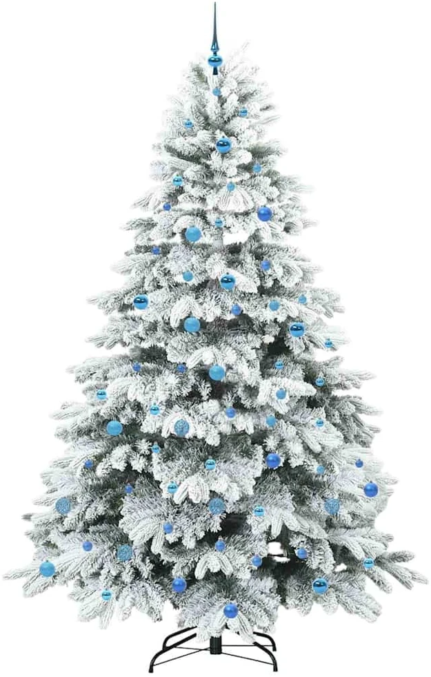 Dirbtinė Sulankstoma Kalėdų Eglutė 240 cm 300 LED Šilta balta