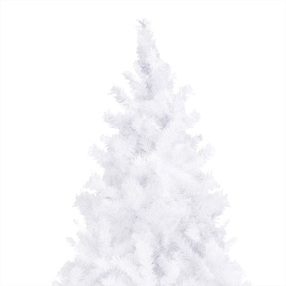 Dirbtinė Kalėdų eglutė su 300 LED Balta 300 cm PVC ir Plienas