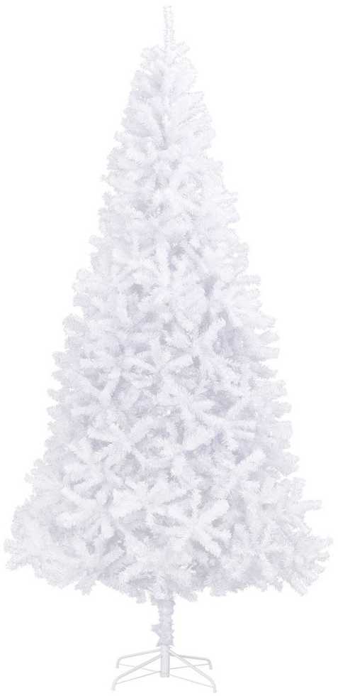 Dirbtinė Kalėdų eglutė su 300 LED Balta 300 cm PVC ir Plienas