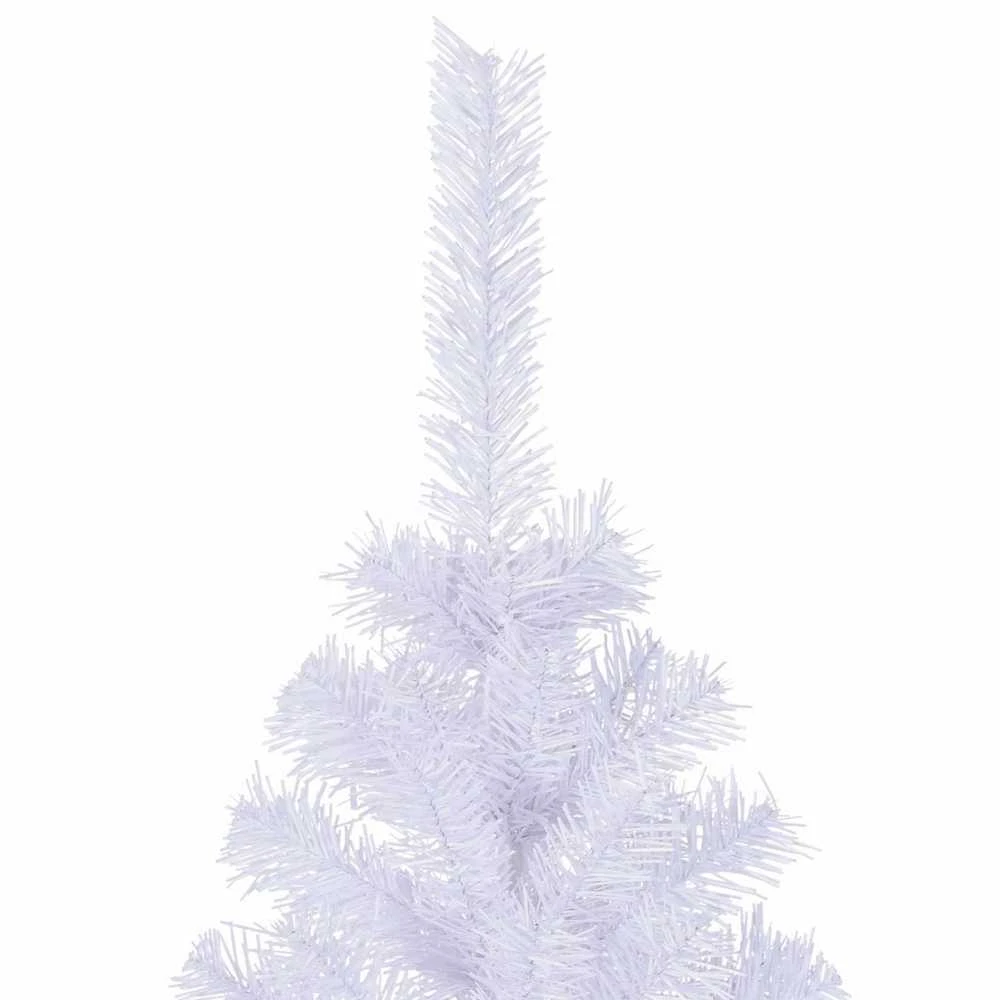 Dirbtinė Kalėdų eglutė su 300 LED Balta 180 cm PVC ir Plienas