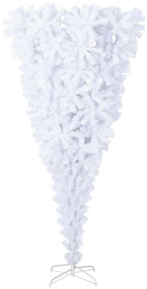 Dirbtinė Kalėdų eglutė su 300 LED Balta 240 cm PVC ir plienas