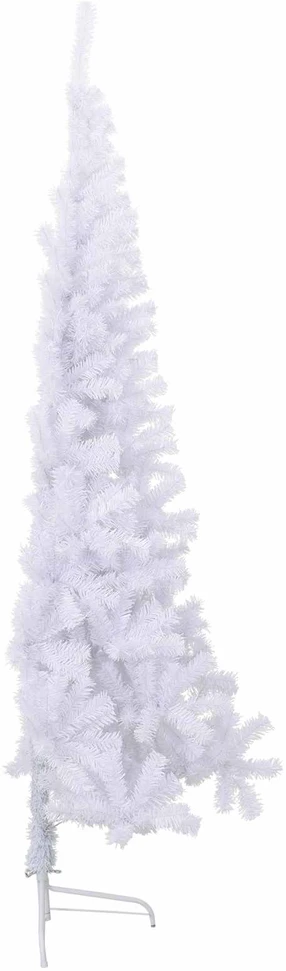 Dirbtinė Kalėdų eglutė su 300 LED Balta 180 cm PVC ir Plienas