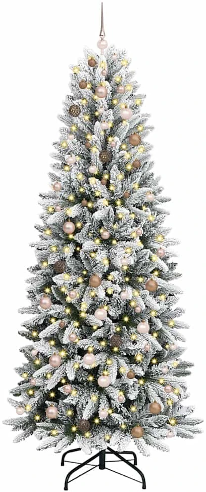 Dirbtinė Kalėdų eglutė Balta 240 cm