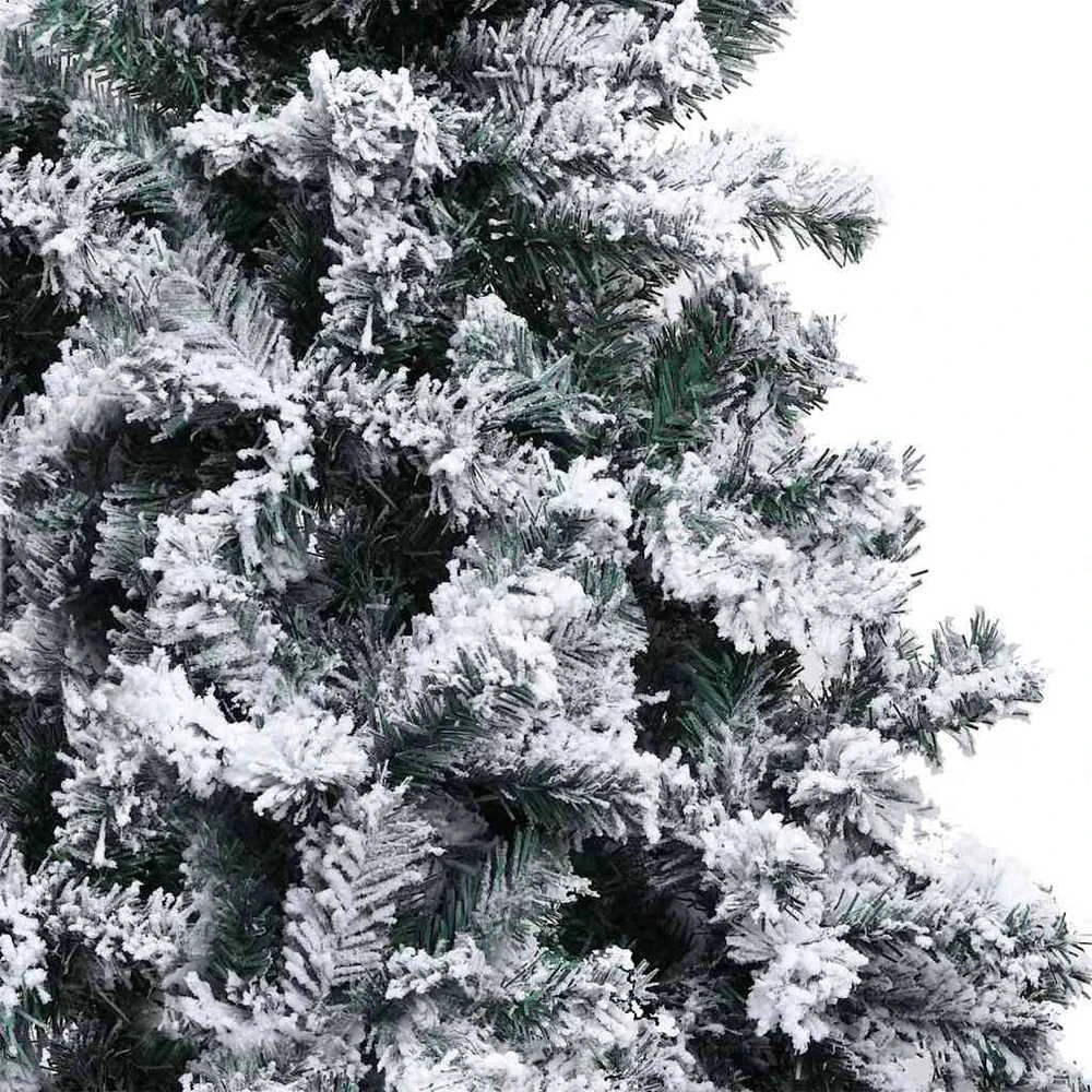 Dirbtinė Kalėdų eglutė Balta 240 cm PVC ir Plienas ir Plastikas