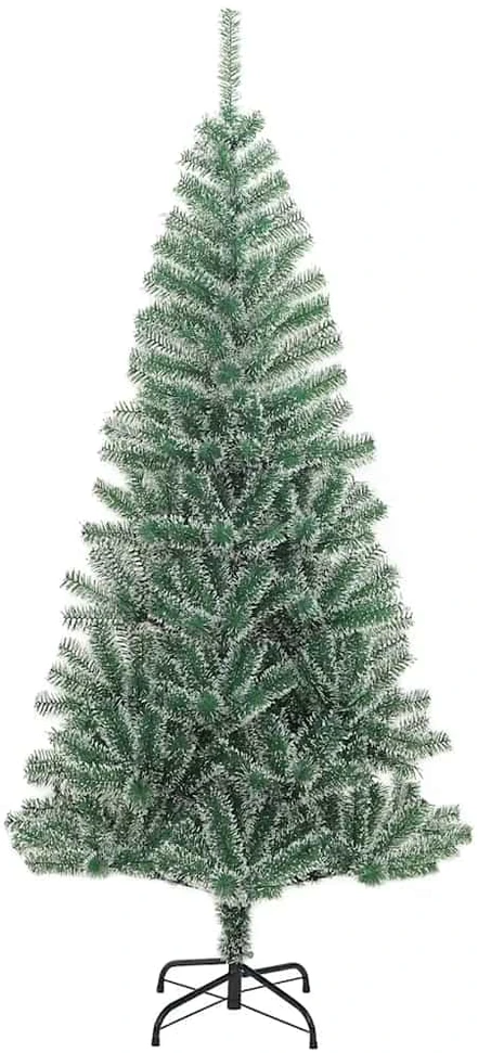 Dirbtinė Kalėdų eglutė su 300 LED/žaisliukais ir sniegu, 180cm