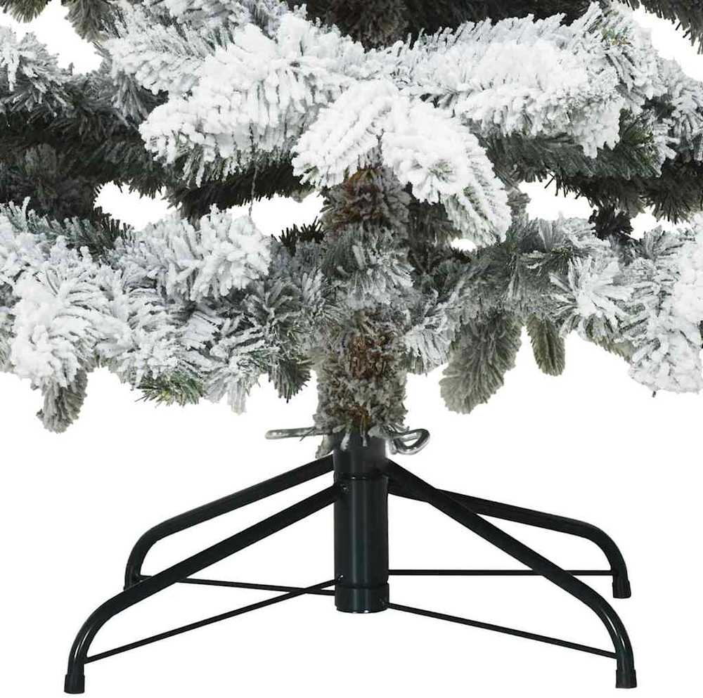 Dirbtinė Kalėdų eglutė su 300 LED Balta 240 cm PE ir PVC