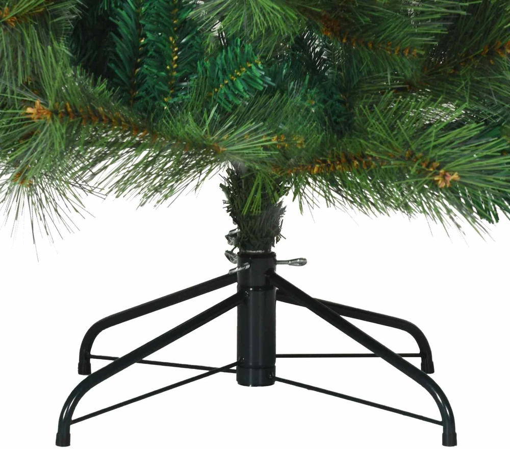 Dirbtinė Kalėdų eglutė su 300 LED Žalia 210 cm PE ir PVC