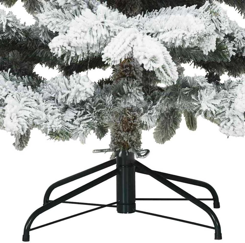 Dirbtinė Kalėdų eglutė su 300 LED Balta 180 cm PE ir PVC