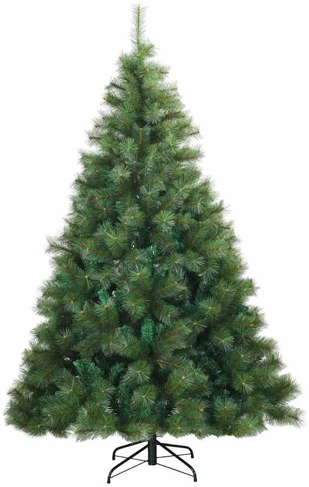Dirbtinė Kalėdų eglutė su 300 LED Žalia 180 cm PE ir PVC