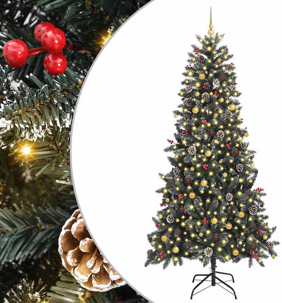 Dirbtinė Kalėdų eglutė Žalia 240 cm PVC, plastikas ir plienas