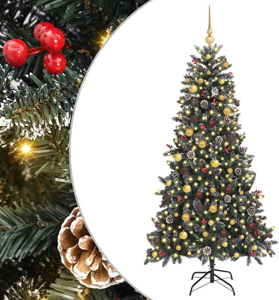Dirbtinė Kalėdų eglutė Žalia 210 cm PVC, plastikas ir plienas
