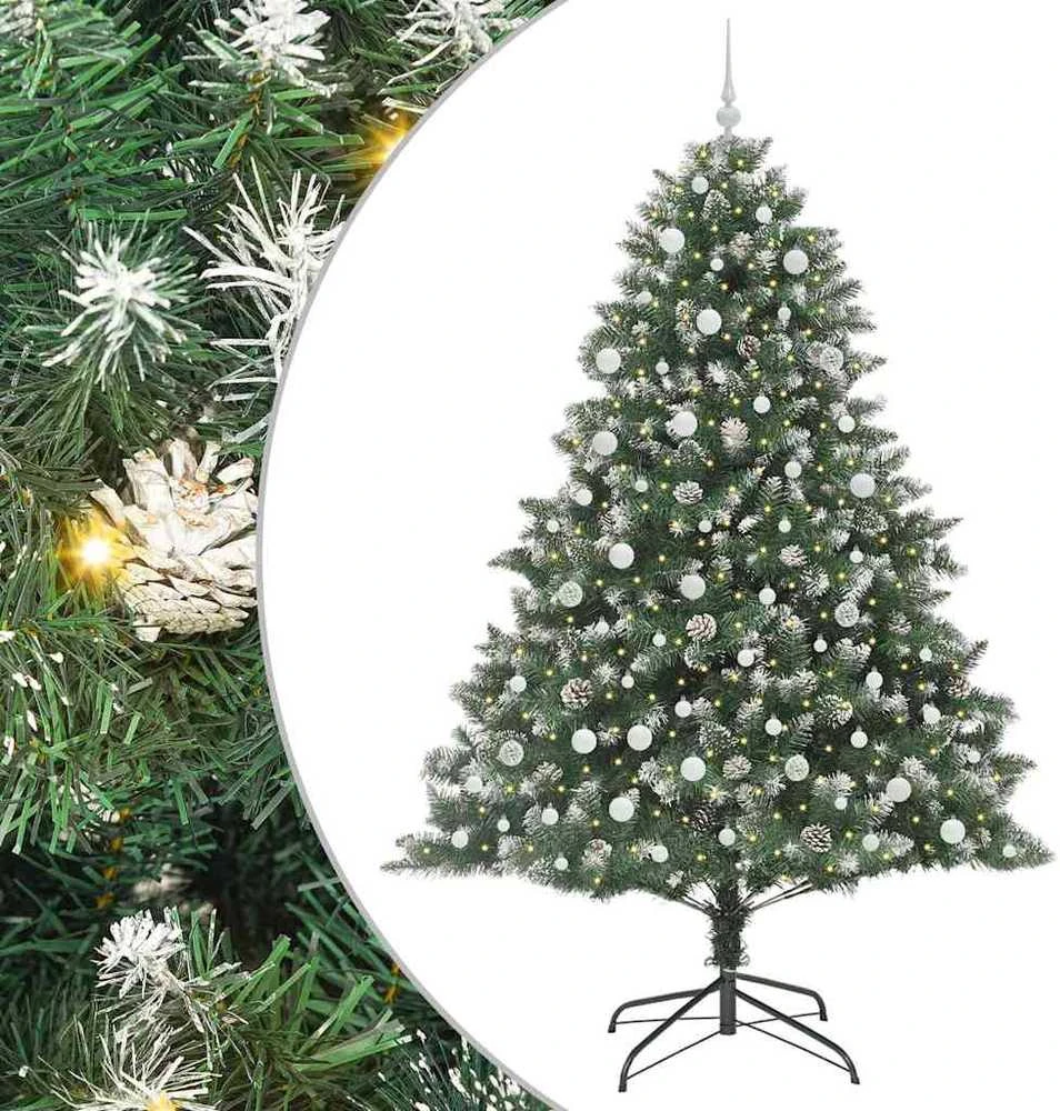 Dirbtinė Kalėdų eglutė Žalia 240 cm PVC, plastikas ir plienas