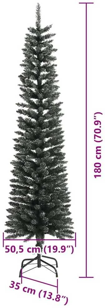 Dirbtinė Kalėdų eglutė Žalia 180 cm PVC, plastikas ir plienas