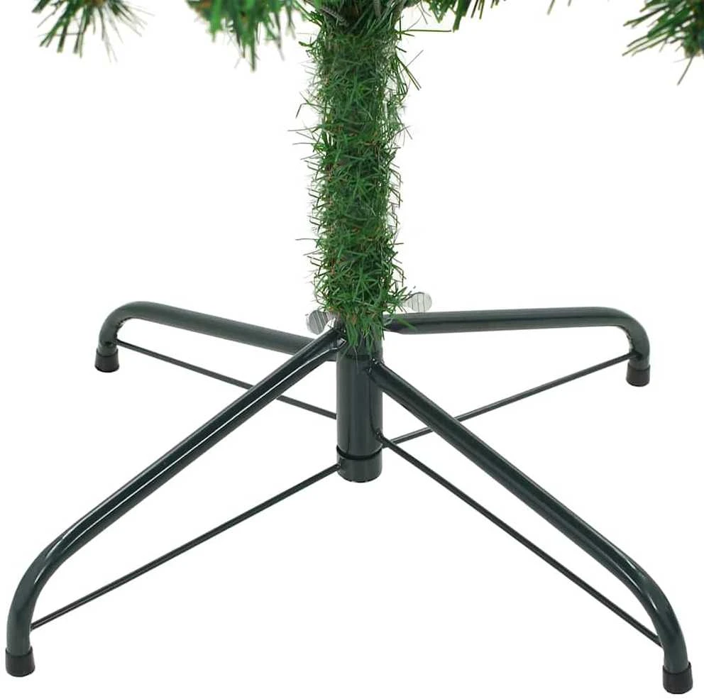 Dirbtinė Kalėdų eglutė su 300 LED Žalia 210 cm PVC ir plienas