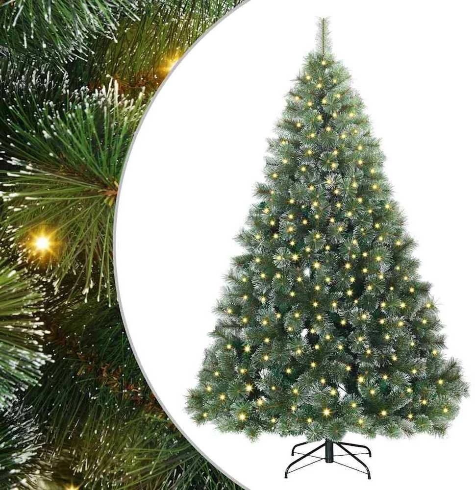 Dirbtinė Kalėdų eglutė su 300 LED Žalia 240 cm PE ir PVC