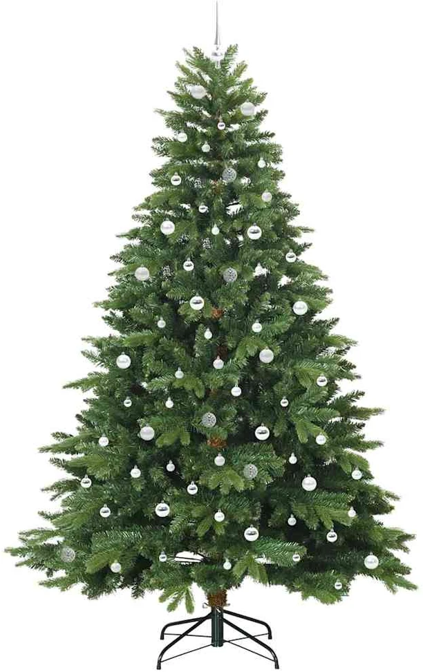 Dirbtinė Sulankstoma Kalėdų Eglutė 240 cm 300 LED Šilta balta