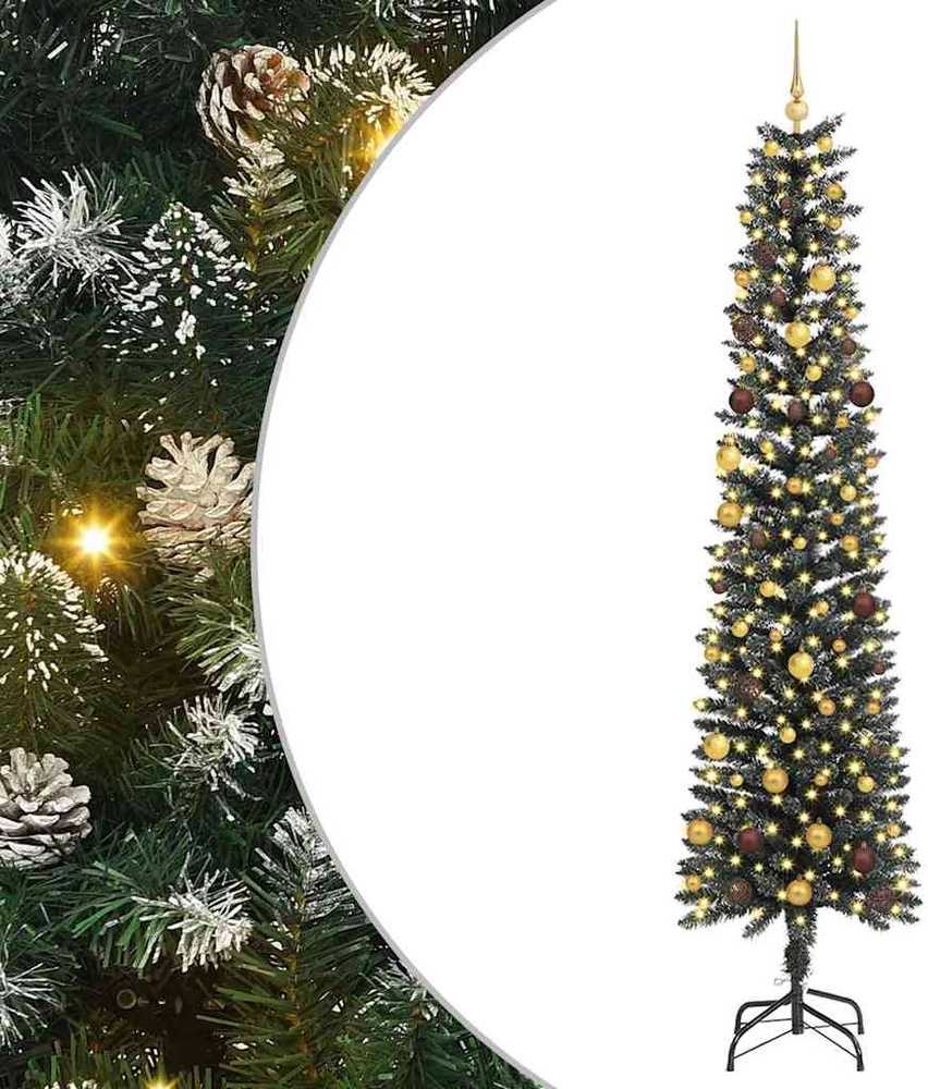 Dirbtinė Kalėdų eglutė Žalia 240 cm PVC, plastikas ir plienas