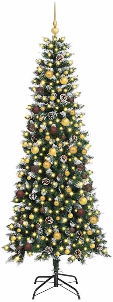 Dirbtinė Kalėdų eglutė Žalia 240 cm PVC, plastikas ir plienas