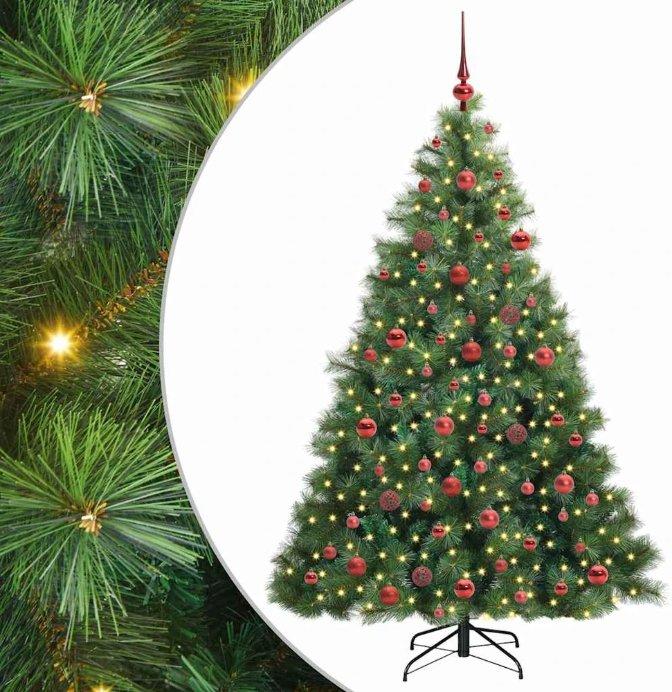 Dirbtinė Kalėdų eglutė Žalia 180 cm PE ir PVC
