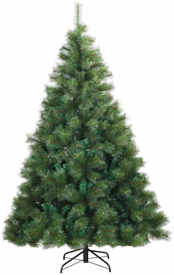 Dirbtinė Kalėdų eglutė su 300 LED Žalia 210 cm PE ir PVC