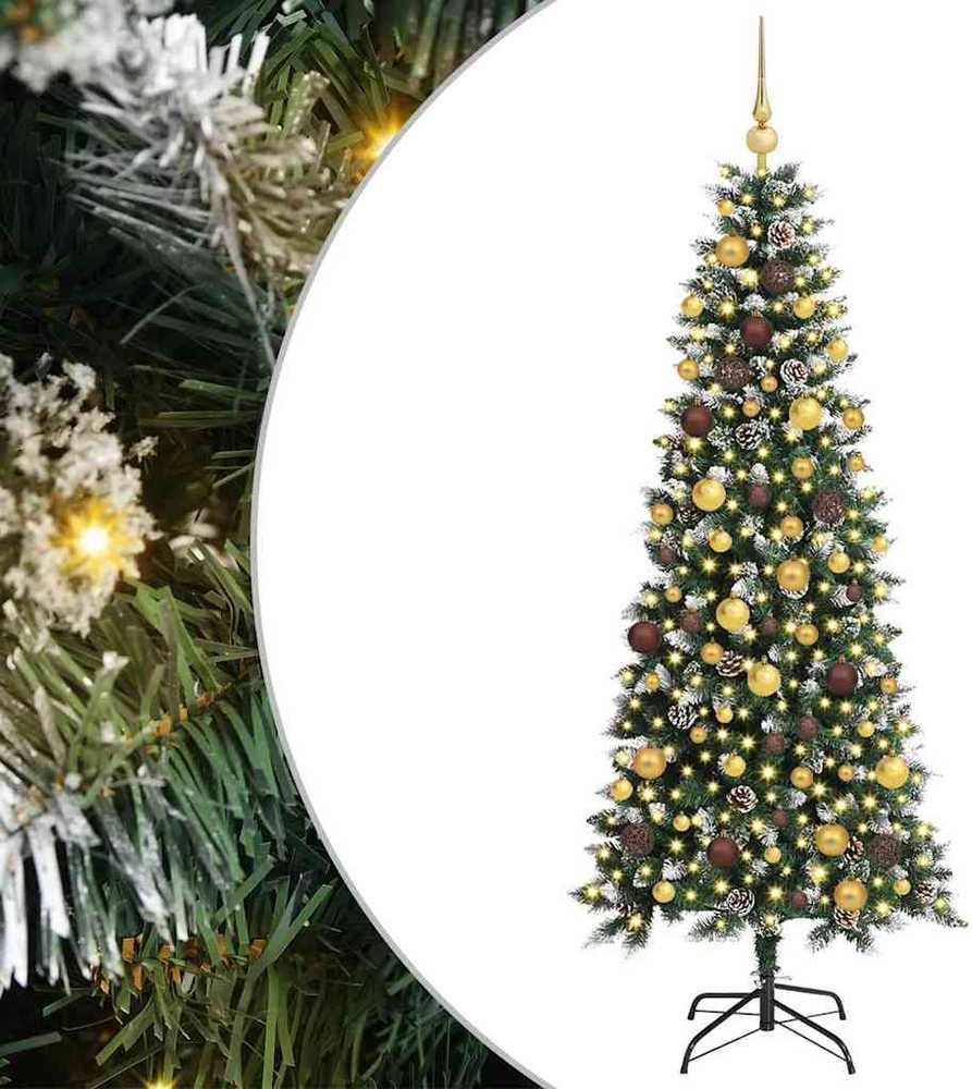 Dirbtinė Kalėdų eglutė Žalia 180 cm PVC, plastikas ir plienas