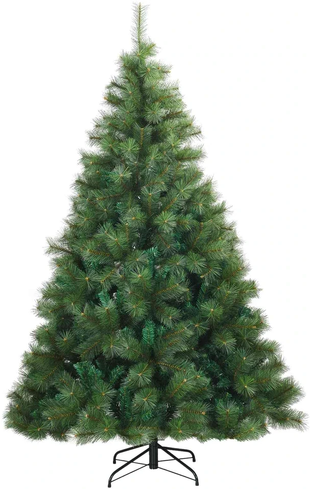 Dirbtinė Kalėdų eglutė su 300 LED Žalia 210 cm PE ir PVC