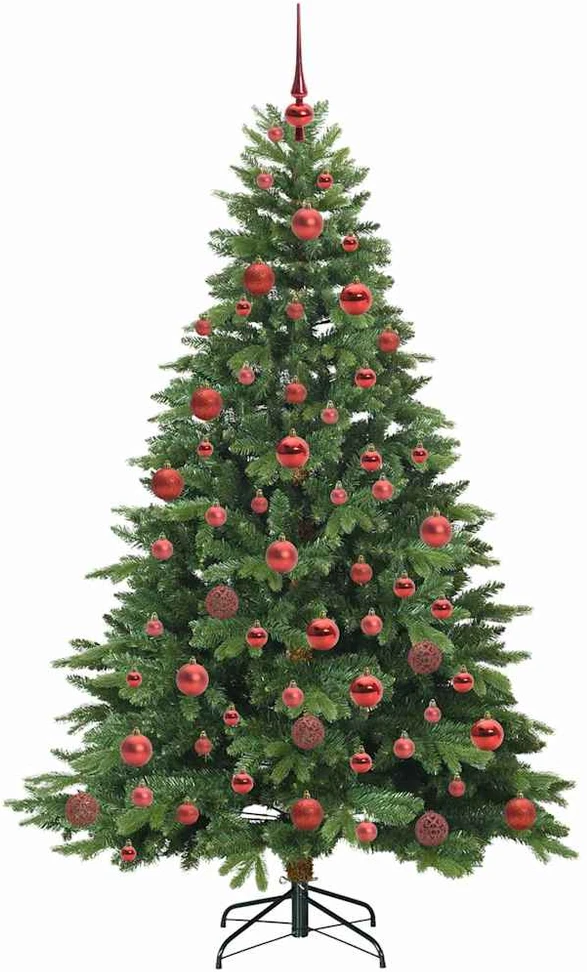 Dirbtinė Kalėdų eglutė su 300 LED Žalia 180 cm PE ir PVC