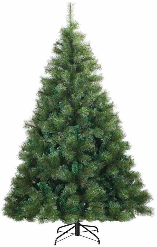 Dirbtinė Kalėdų eglutė su 300 LED Žalia 210 cm PE ir PVC