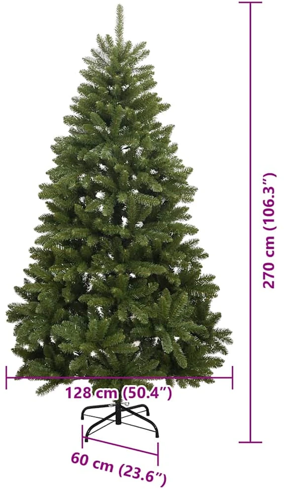 Dirbtinė Kalėdų eglutė 270 cm 300 LED Šilta balta Žalia