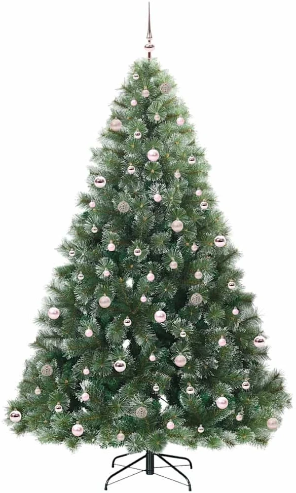 Dirbtinė Kalėdų eglutė su 300 LED Žalia 240 cm PE ir PVC