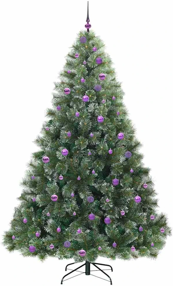Dirbtinė Kalėdų eglutė su 300 LED Žalia 240 cm PE ir PVC