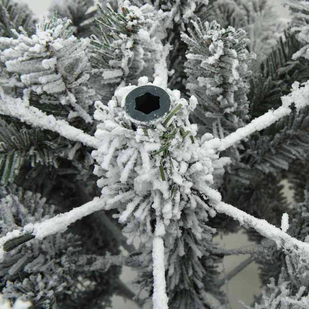 Dirbtinė Kalėdų eglutė su 300 LED Balta 240 cm PE ir PVC